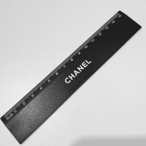 NEW Chanel Black Ruler Stationary